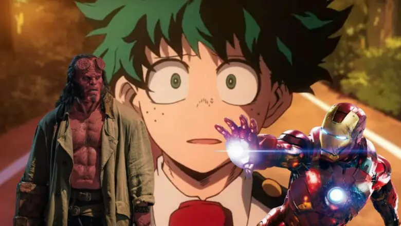 boku no hero academia hellboy iron man