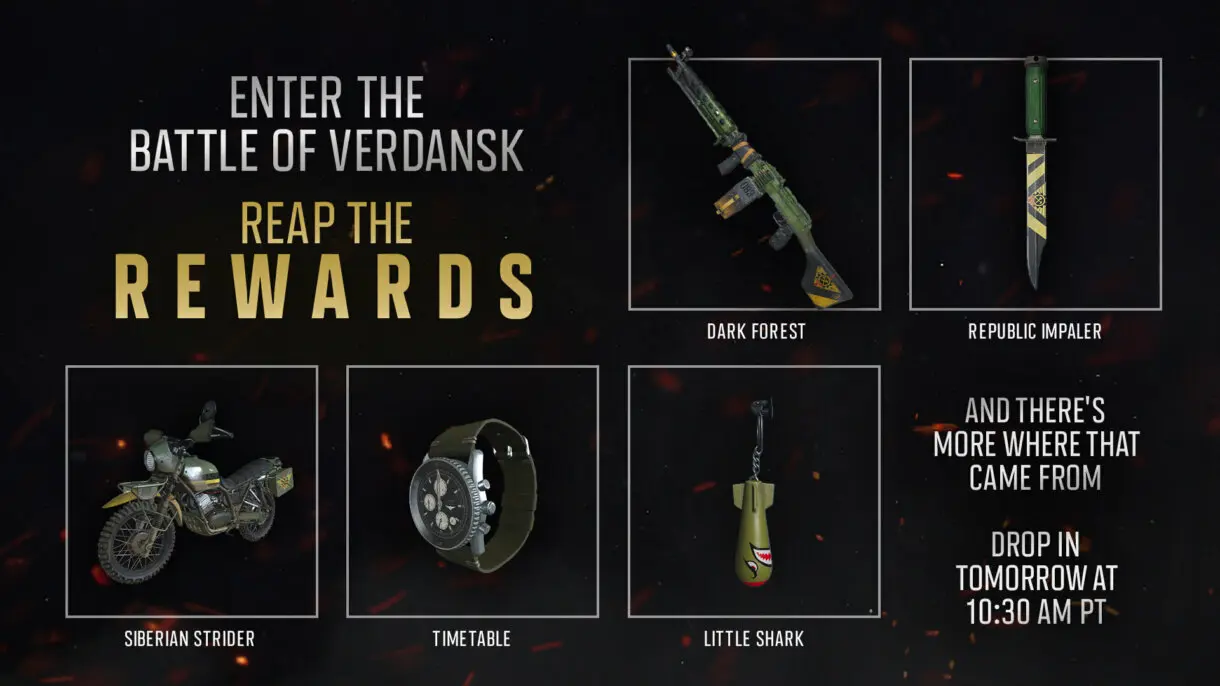call of duty vanguard warzone live reveal event rewards