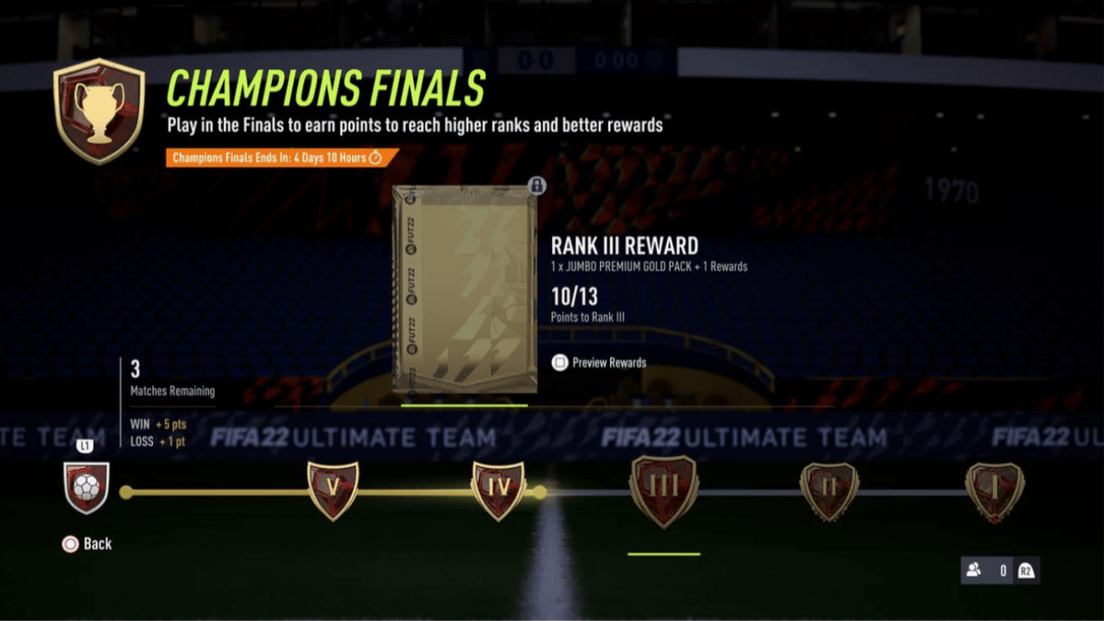 FIFA 22 Ultimate Team: estas son las novedades de FUT Champions