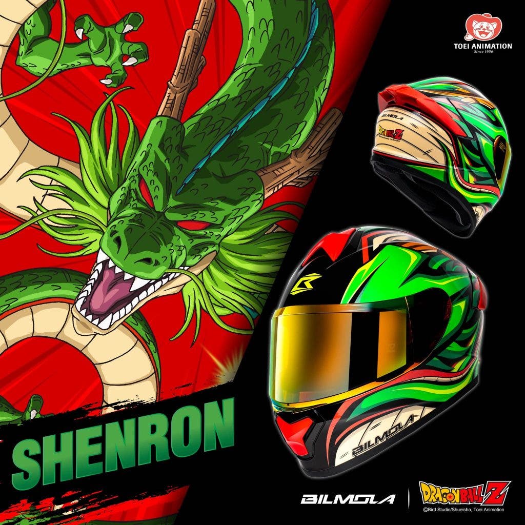 Toei Animation y BILMOLA presentan varios cascos para motos basados en Dragon  Ball Z