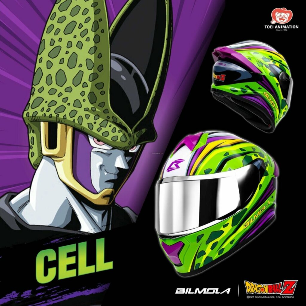Toei Animation Y BILMOLA Presentan Varios Cascos Para Motos Basados En 