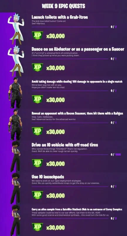 fortnite semana 9 2
