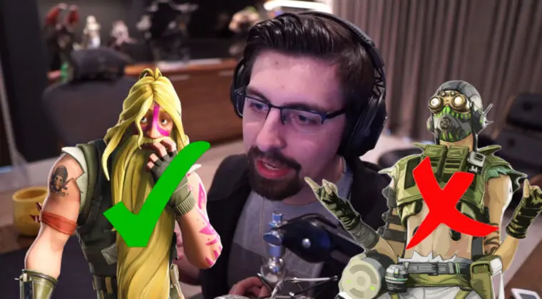 Imagen de Shroud cree que Fortnite es mejor que Apex Legends por esta simple razón