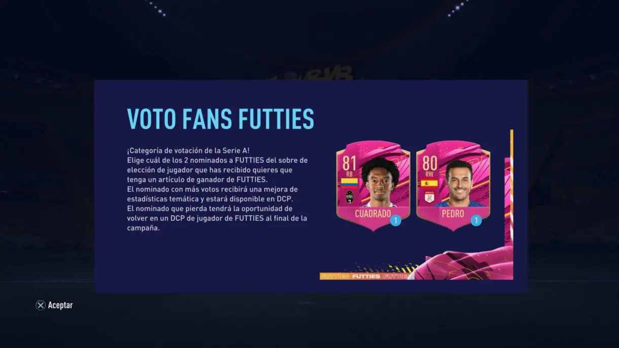 FIFA 21: nueva votación FUTTIES. El ganador tendrá cinco estrellas de skills o pierna mala Juan Cuadrado y Pedro