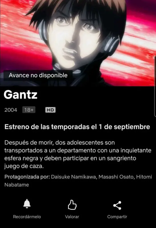 gantz en netflix