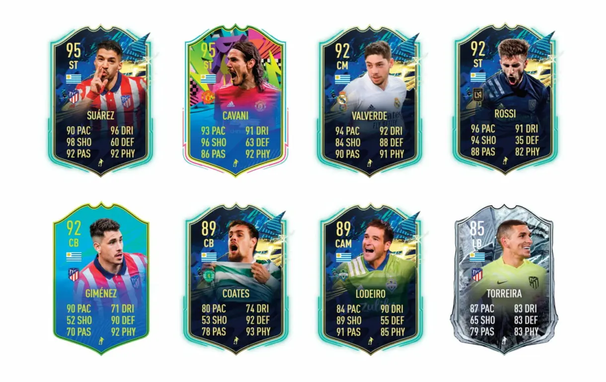 Links naranjas de Godín Showdown. FIFA 21 Ultimate Team