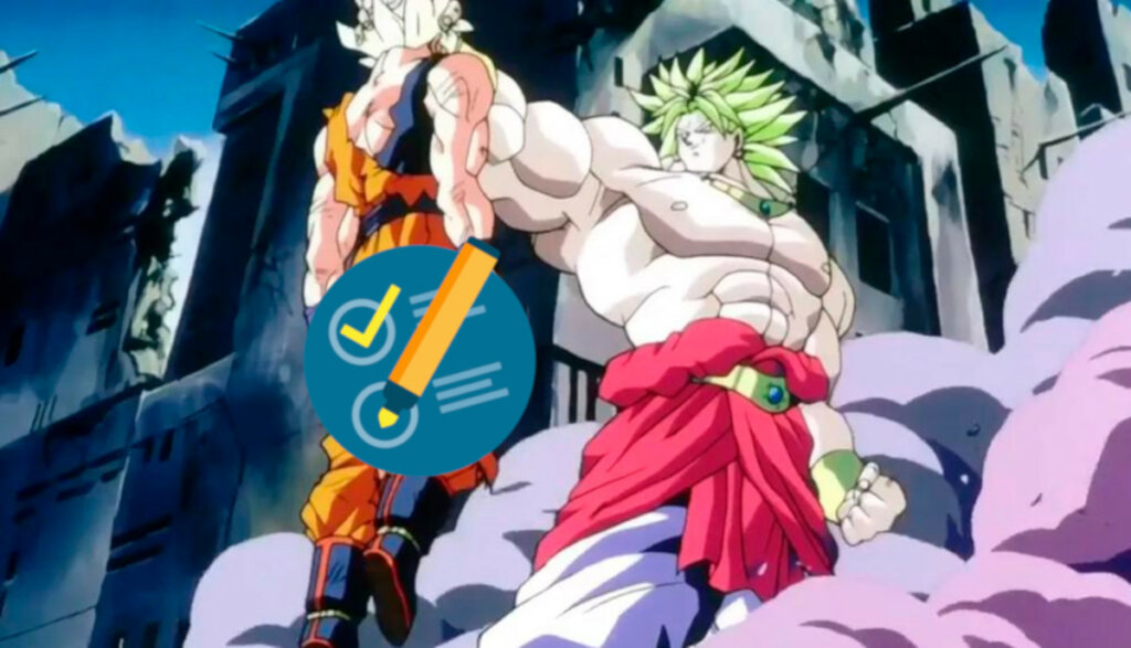 Test Goku vs Broly