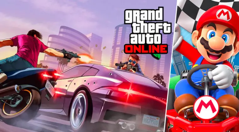 Imagen de GTA Online: un jugador recrea una carrera de Mario Kart y este es el divertido resultado