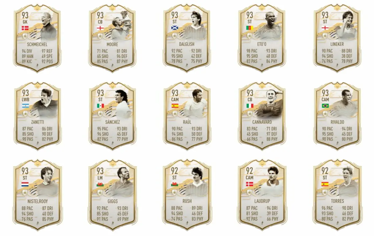 FIFA 21 Icon Swaps 4: lista con todos los Iconos Moments que pueden tocar en el Player Pick +92. ¿Merece la pena? lista completa 3