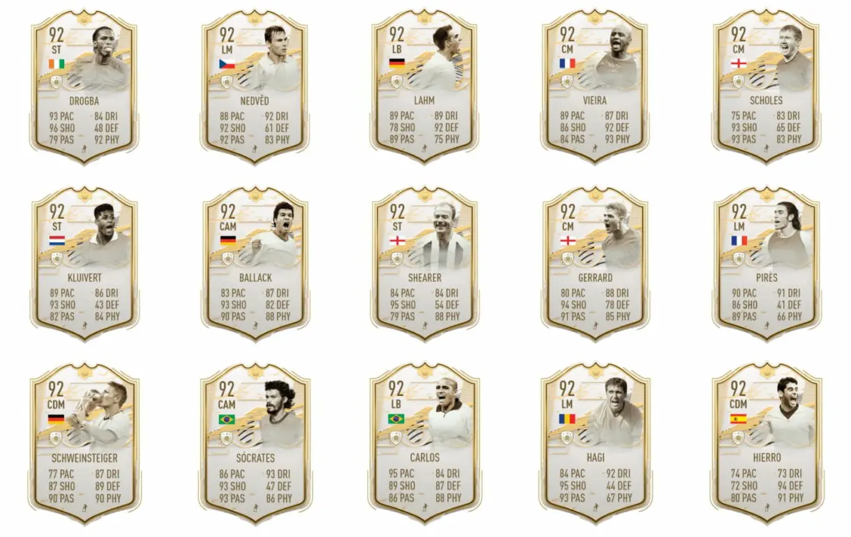 FIFA 21 Icon Swaps 4: lista con todos los Iconos Moments que pueden tocar en el Player Pick +92. ¿Merece la pena? lista completa 4