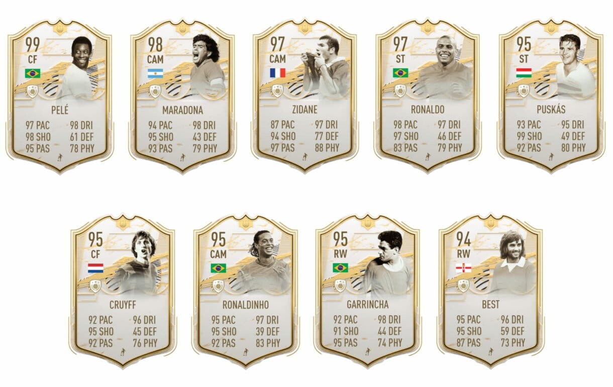 FIFA 21 Icon Swaps 4: lista completa de posibles Iconos para el sobre de Moments +94 atacante o mediocentro. ¿Merece la pena? Ultimate Team
