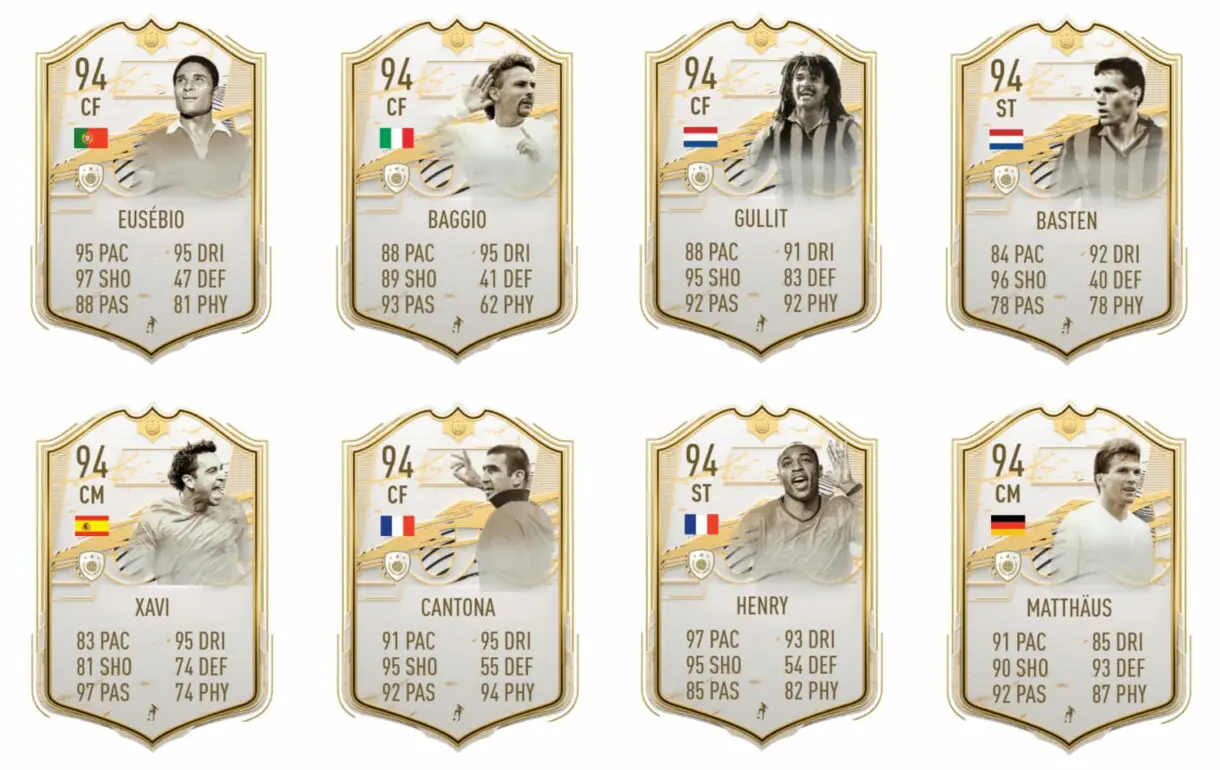 FIFA 21 Icon Swaps 4: lista completa de posibles Iconos para el sobre de Moments +94 atacante o mediocentro. ¿Merece la pena? Ultimate Team 2