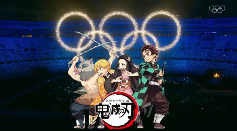 Imagen de Kimetsu no Yaiba cierra los JJOO de Tokio 2020 con su tema 'Gurenge' en la Ceremonia de Clausura