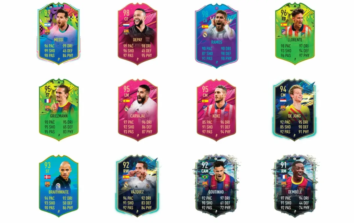 Links verdes de Ansu Fati FUTTIES. FIFA 21 Ultimate Team
