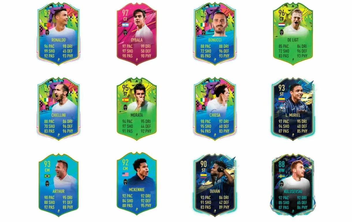 Links verdes de Cuadrado FUTTIES. FIFA 21 Ultimate Team