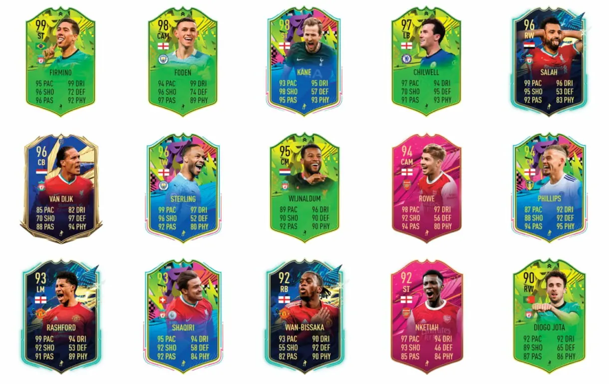 Links verdes de Curtis Jones FUTTIES. FIFA 21 Ultimate Team