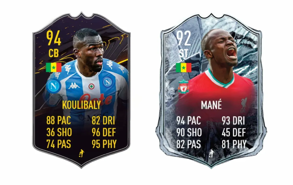 Links naranjas de Diatta FUTTIES. FIFA 21 Ultimate Team