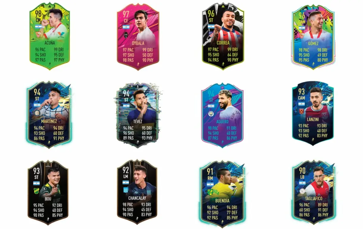 Links naranjas de Messi FUTTIES. FIFA 21 Ultimate Team