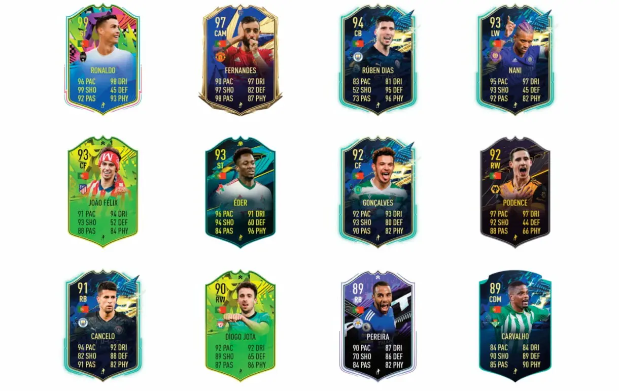 Links naranjas de Renato Sanches FUTTIES. FIFA 21 Ultimate Team
