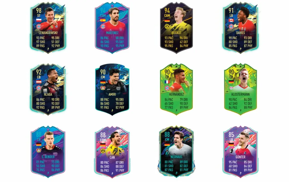 Links verdes de Sané FUTTIES. FIFA 21 Ultimate Team