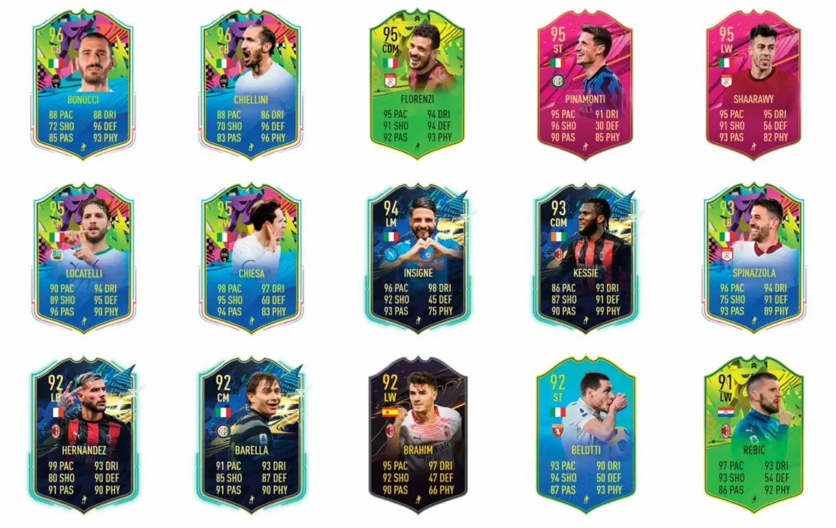 Links verdes de Tonali FUTTIES. FIFA 21 Ultimate Team