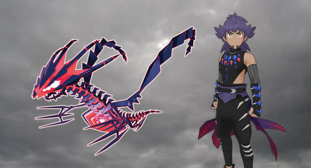 Lionel y Eternatus Pokemon Masters EX