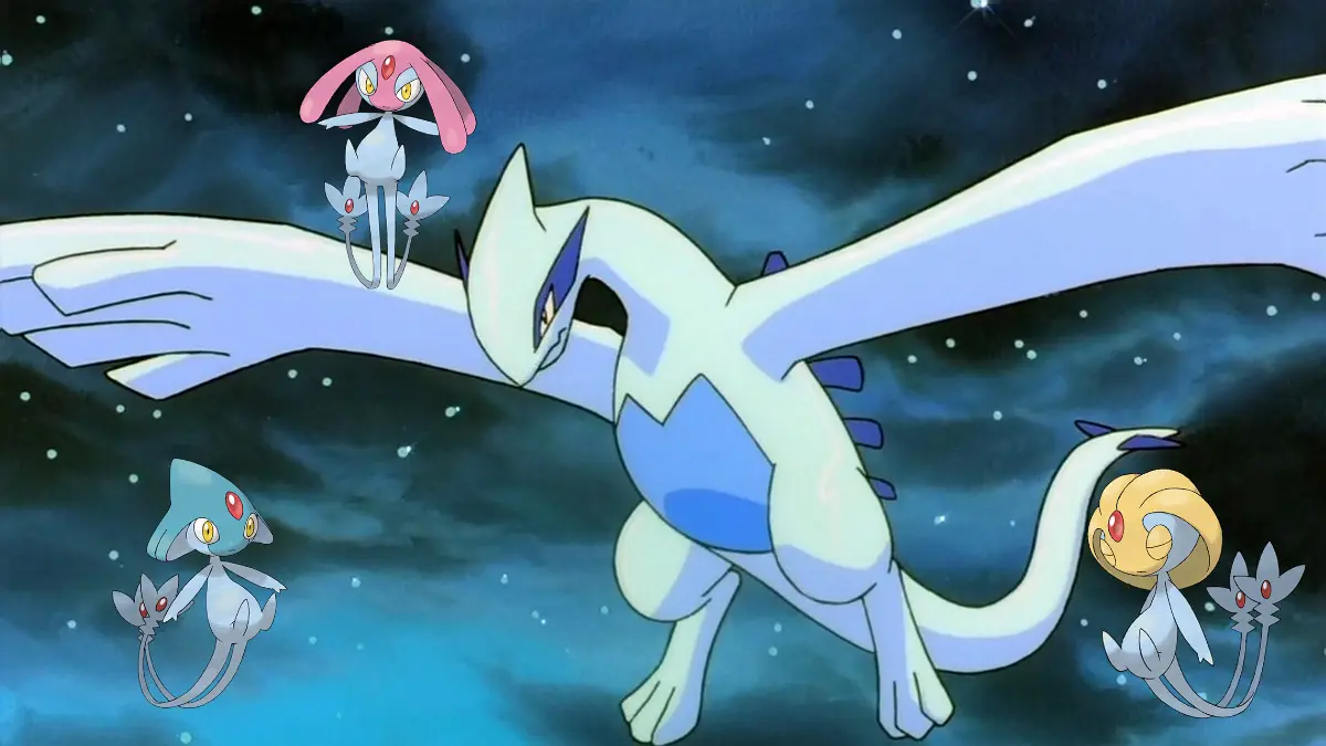 Lugia Uxie Azelf Mesprit Pokemon