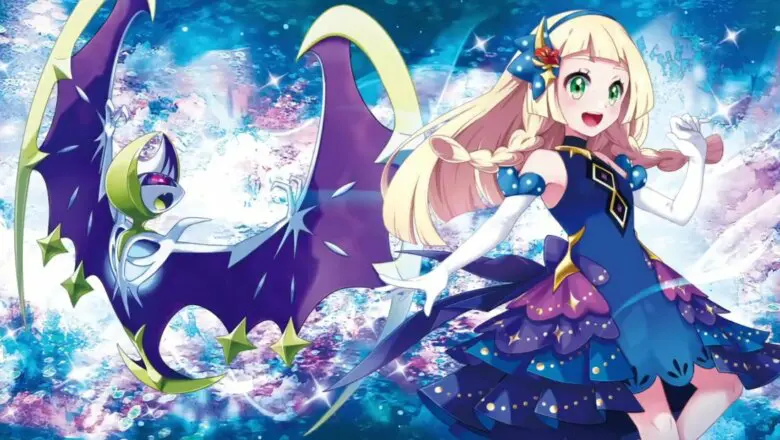 Lylia y Lunala Pokemon Masters EX arte
