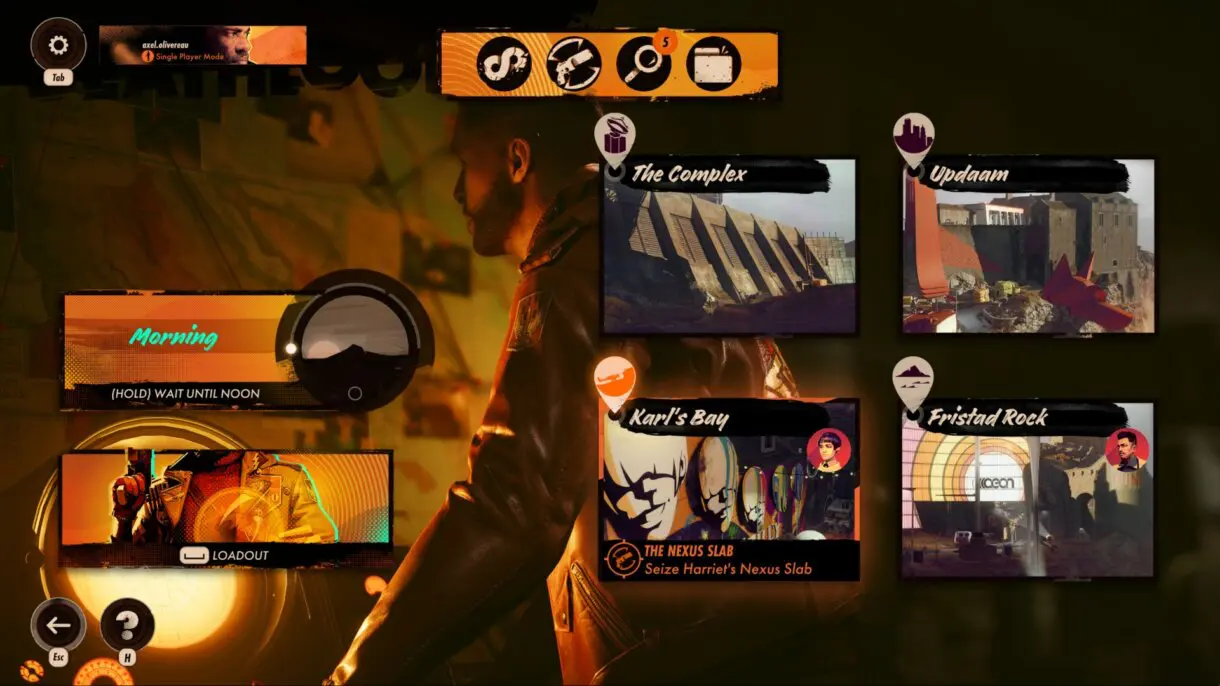 map selection deathloop 1
