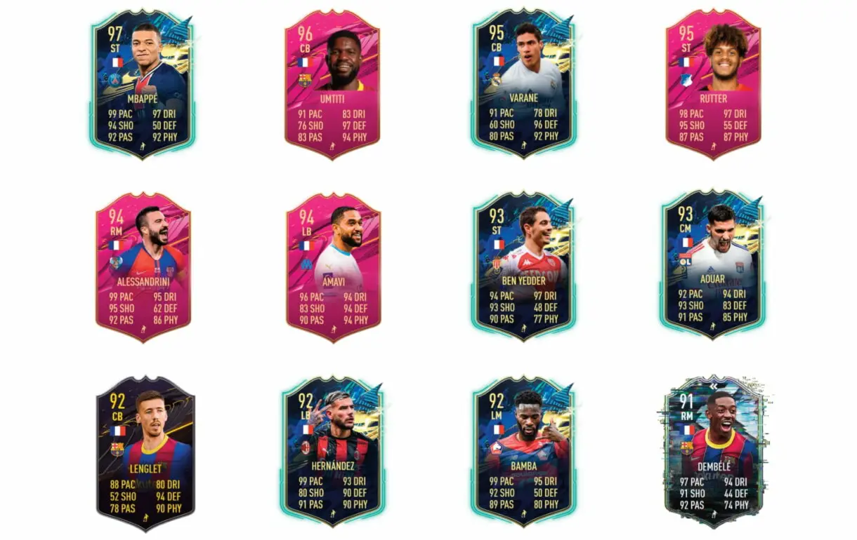 Links naranjas de Martial FUTTIES. FIFA 21 Ultimate Team