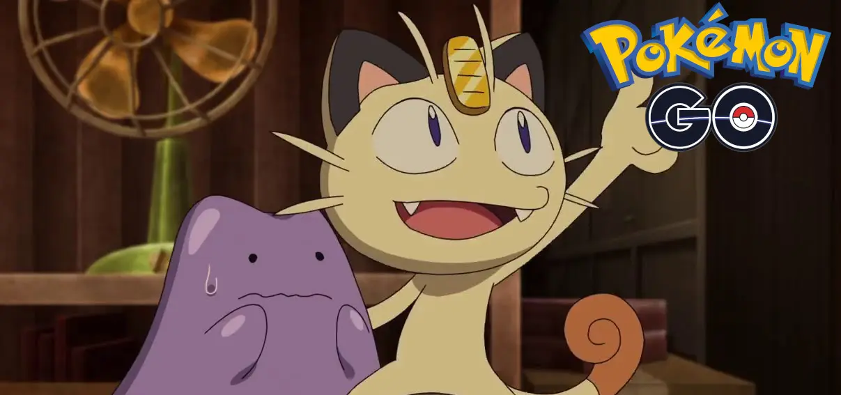 Meowth y Ditto Pokemon GO