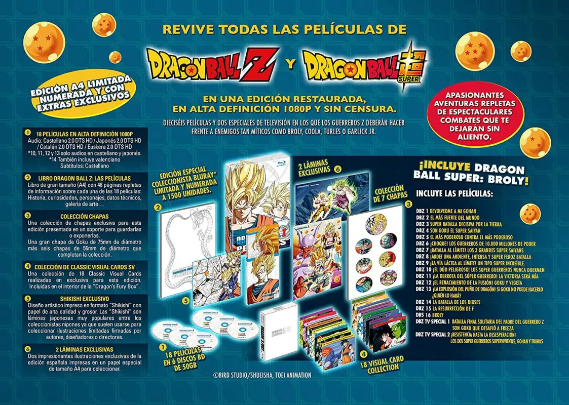 peliculas dbz y dbs 1