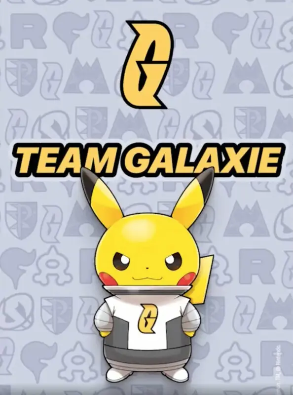 Pikachu Equipo Galaxia