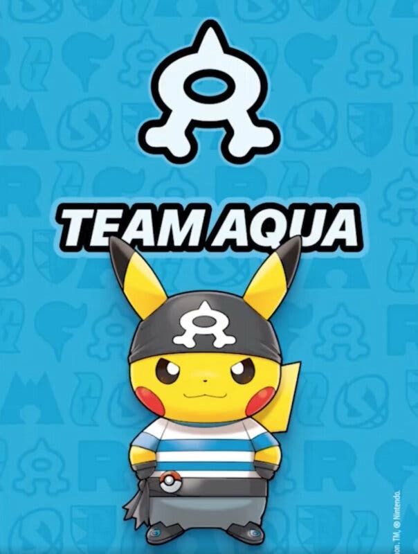 Pikachu Team Aqua
