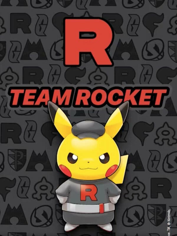 Pikachu Team Rocket