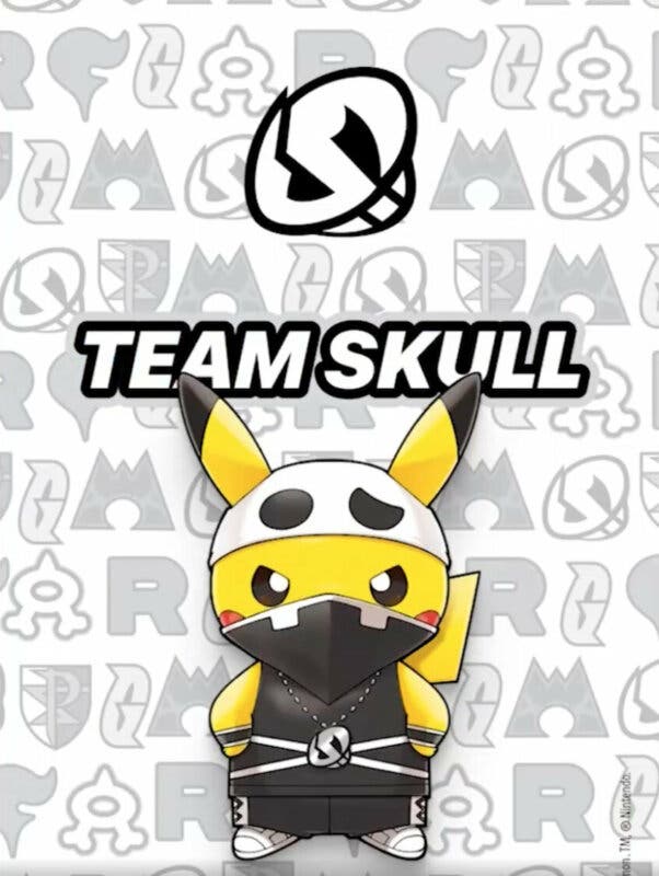 Pikachu Team Skull