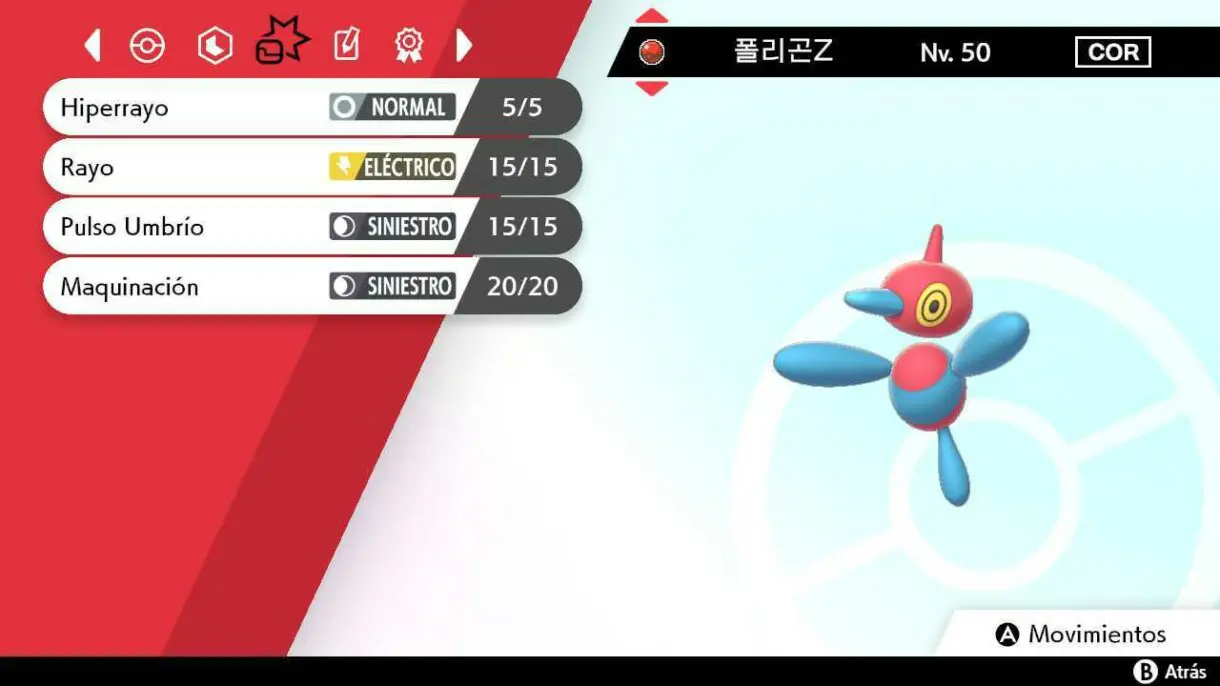 Pokemon Espada y Escudo Porygon-Z