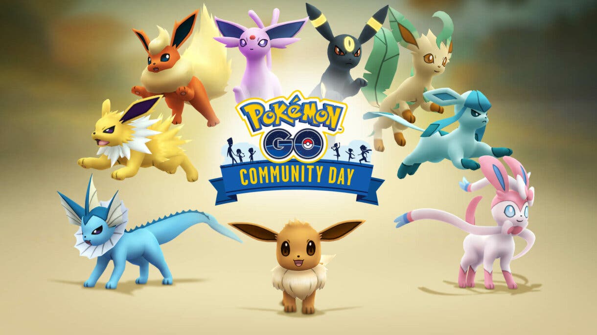 Pokemon GO Dia de la Comunidad Eevee eeveelutions