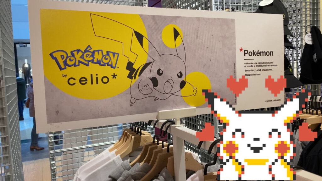 Pokemon x Celio ropa Pikachu