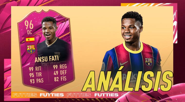 Imagen de FIFA 21: análisis de Ansu Fati FUTTIES gratuito. ¿Carta imprescindible en Liga Santander y España?
