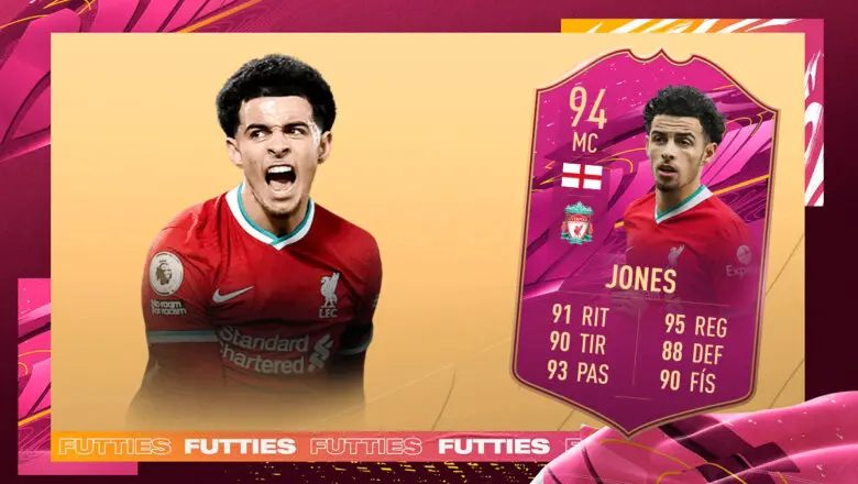 FIFA 21 Ultimate Team SBC Curtis Jones FUTTIES