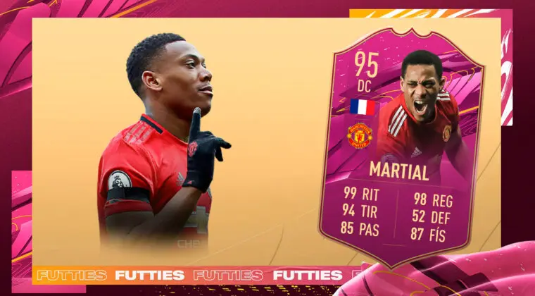 Imagen de FIFA 21: ¿Merece la pena Anthony Martial FUTTIES? + Solución del SBC