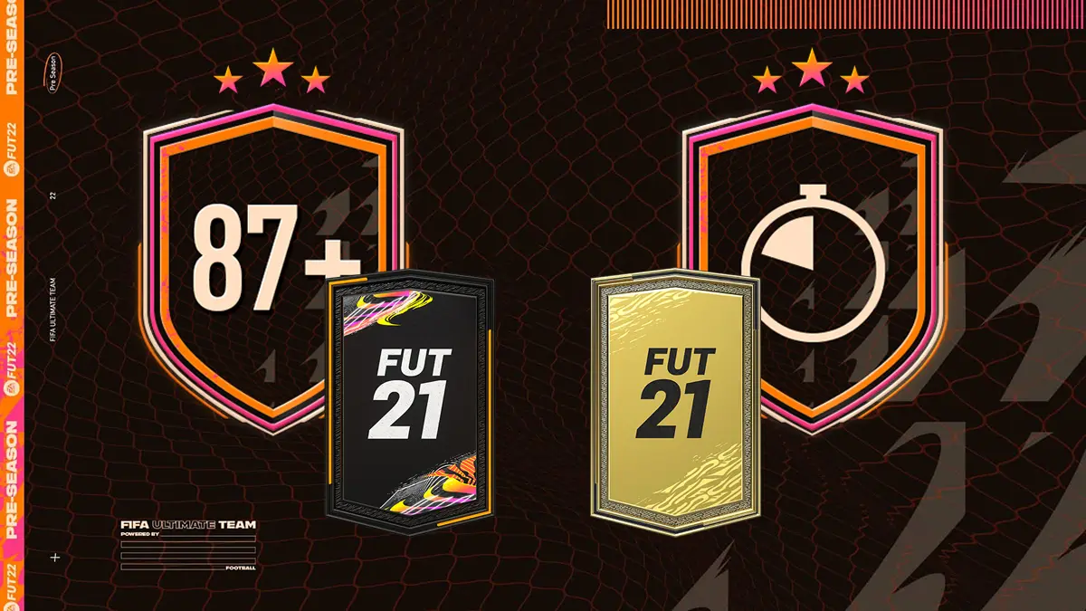 FIFA 21 Ultimate Team SBC Mejora 87+ x10 Calentamiento Pre-season