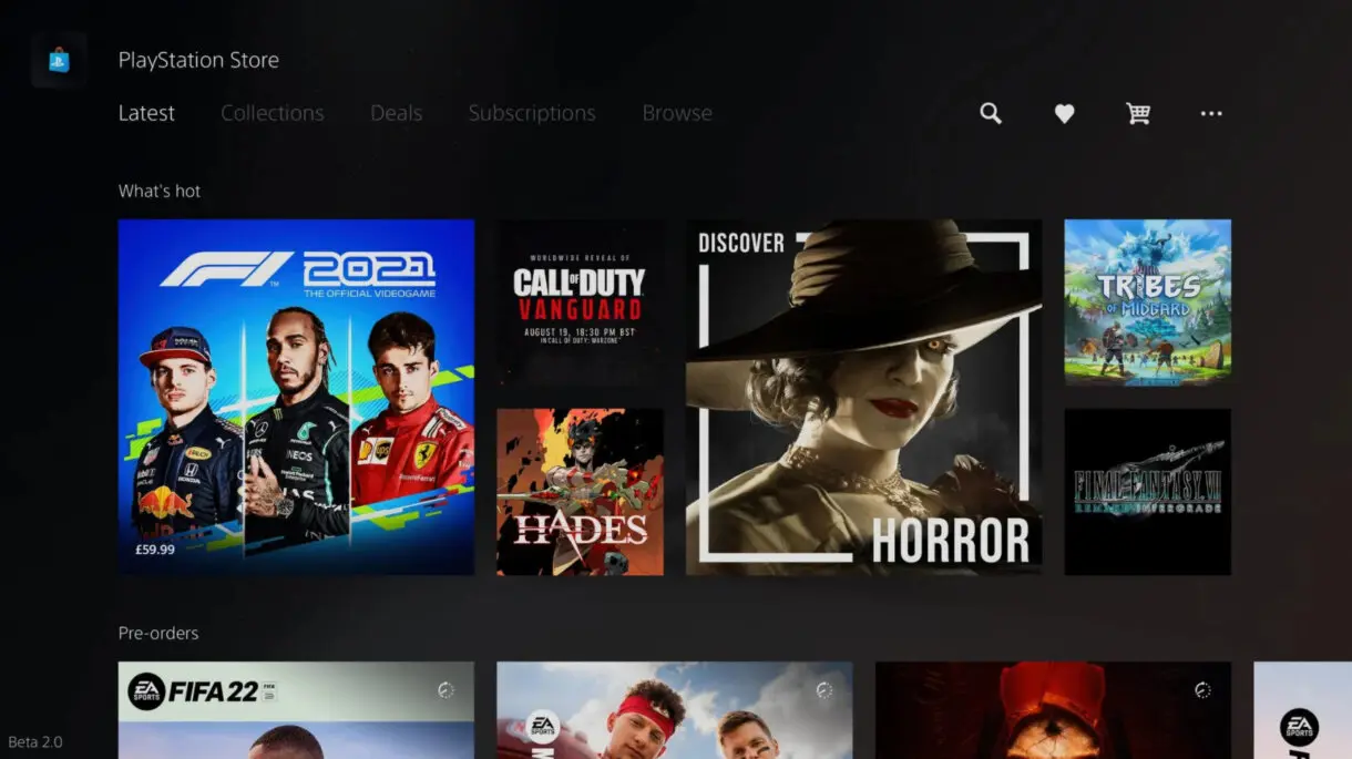 ps store filtra