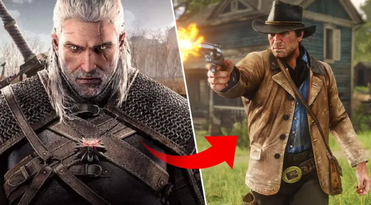 Imagen de ¿Alguna vez imaginaste a Geralt en Red Dead Redemption 2? Este fan sí y el resultado es muy curioso
