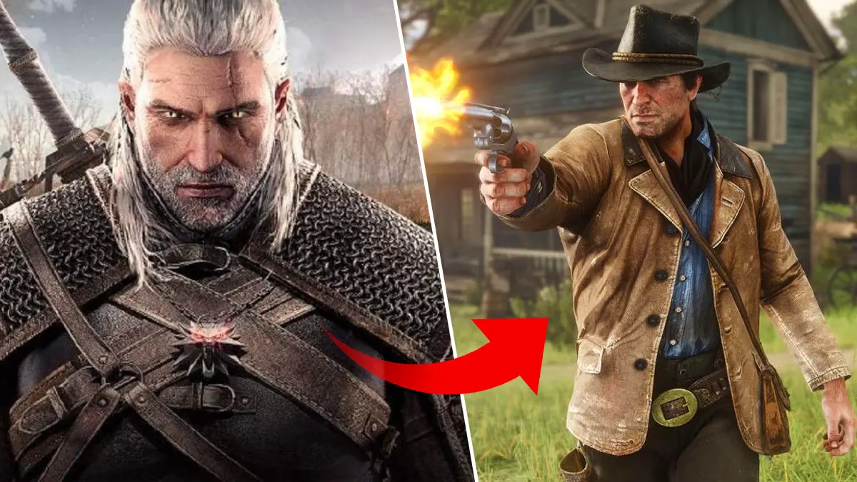 red dead redemption 2 the witcher geralt