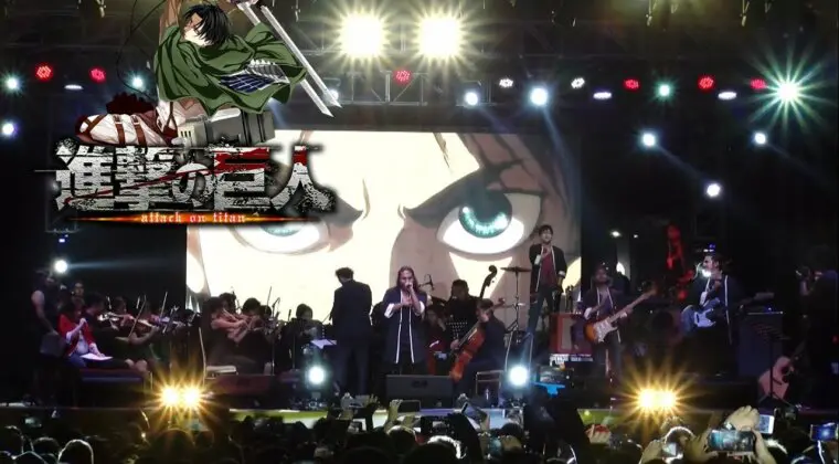 Imagen de Shingeki no Kyojin calienta motores para su concierto con este adelanto