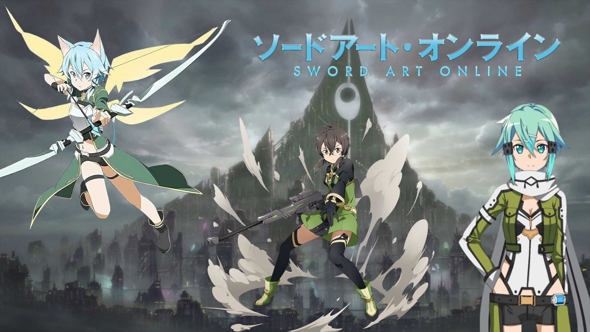 7. Sword Art Online Tattoo Sinon - wide 7