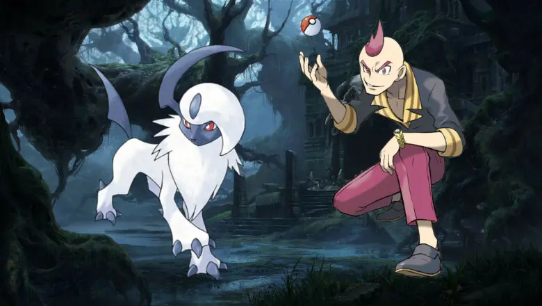 Sixto y Absol Pokemon Masters EX