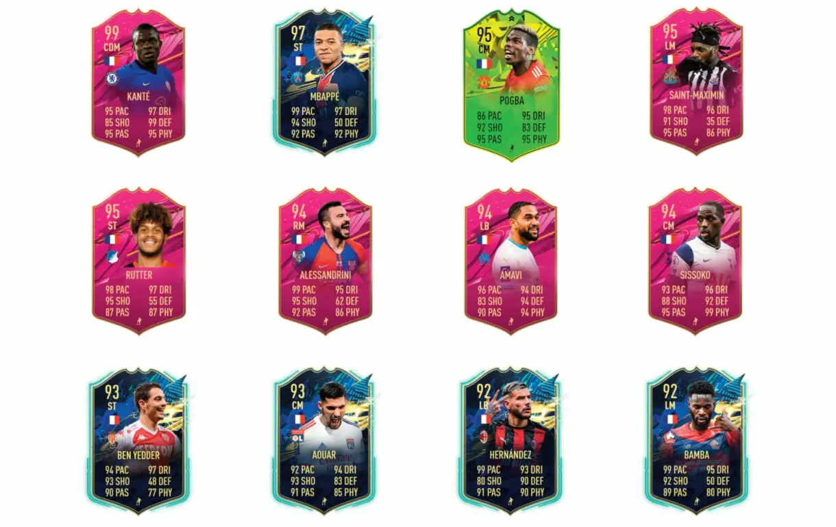 Links naranjas de Umtiti FUTTIES. FIFA 21 Ultimate Team